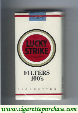 Lucky Strike Filter 100s cigarettes soft box